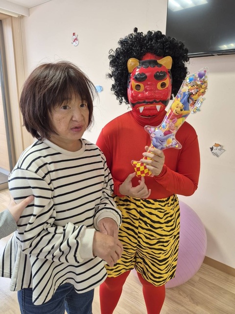 節分の豆まきイベントを行いました!